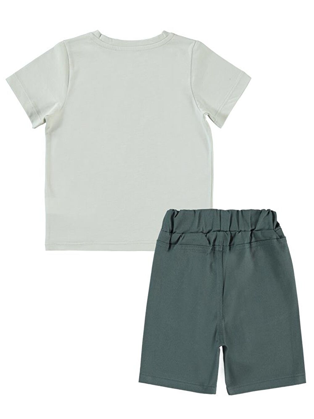 Gri Boys Flow Ayakkabı Baskılı 2-5 Yaş Takım-2