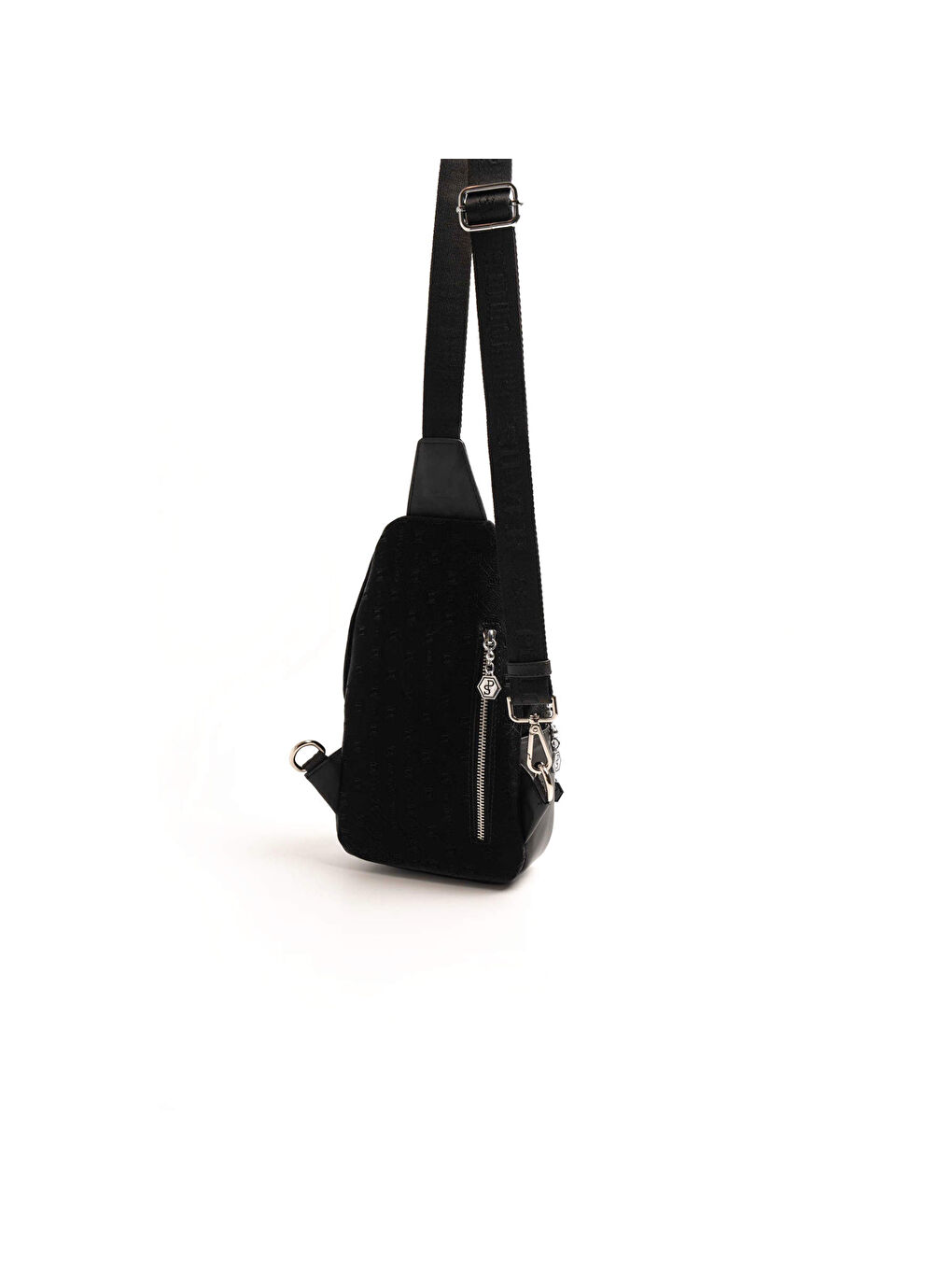 Siyah Kadın Çapraz Göğüs Çantası 959-46536 SILVER POLO FREEBAG M158 SİYAH-NOVA SİYAH-3