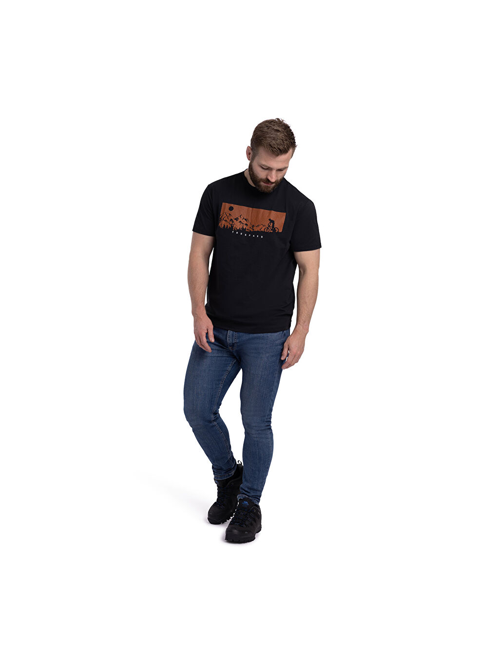 Nellow - Casual T-shirt Erkek Siyah Tişört-2