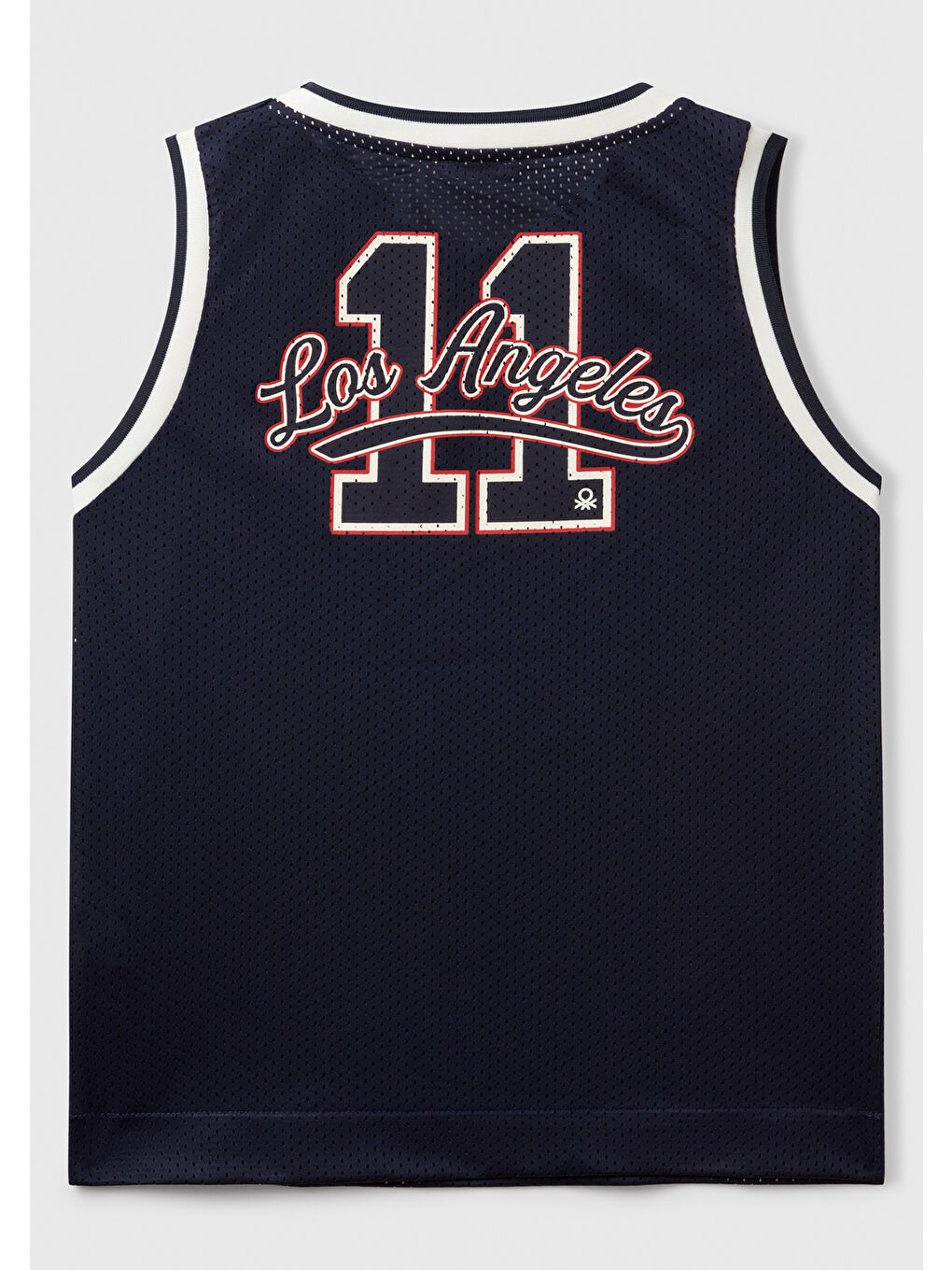 Erkek Çocuk Lacivert Baskılı File Efekti Detaylı Basketbol Atleti-1