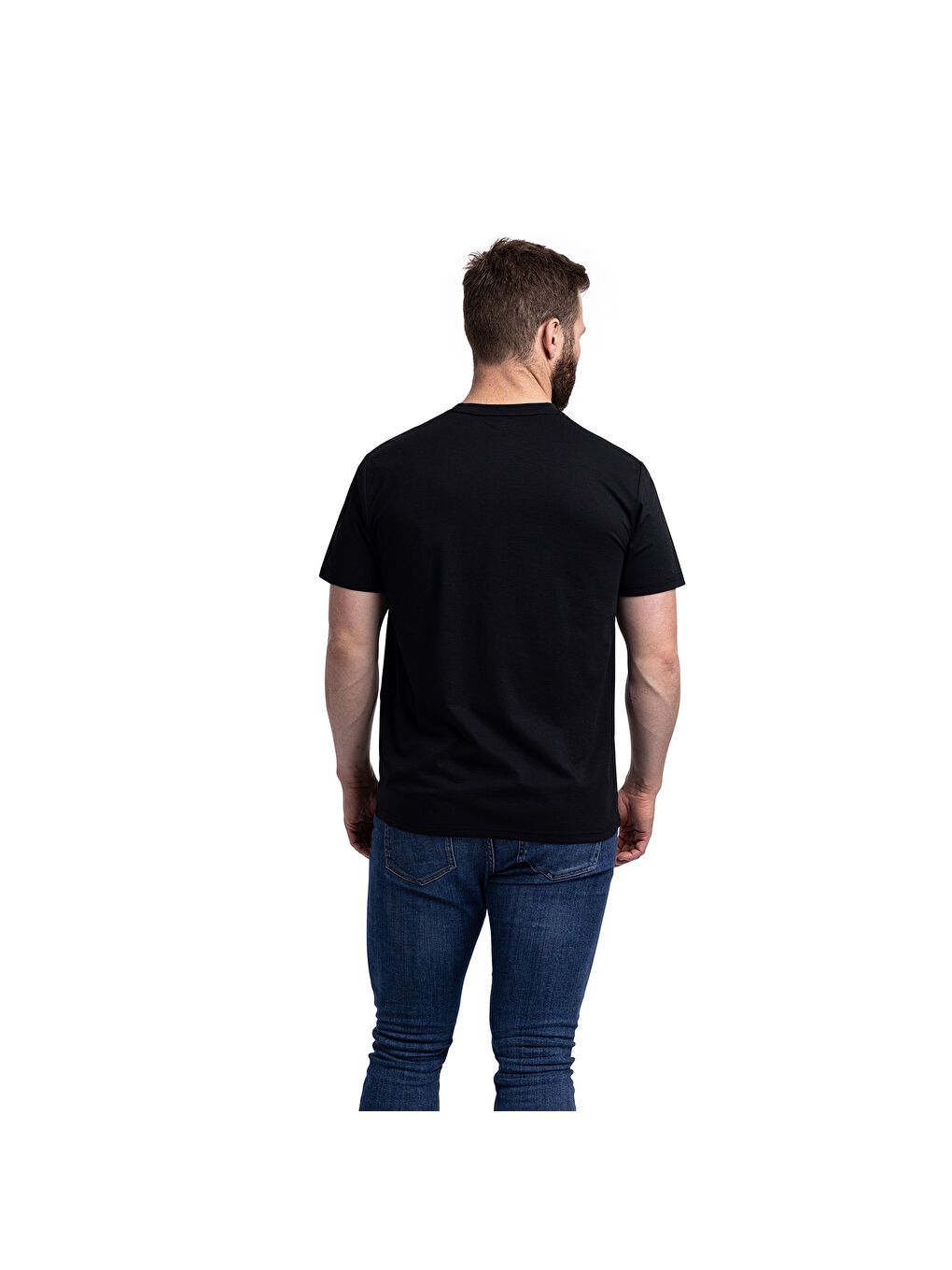 Nellow - Casual T-shirt Erkek Siyah Tişört-4