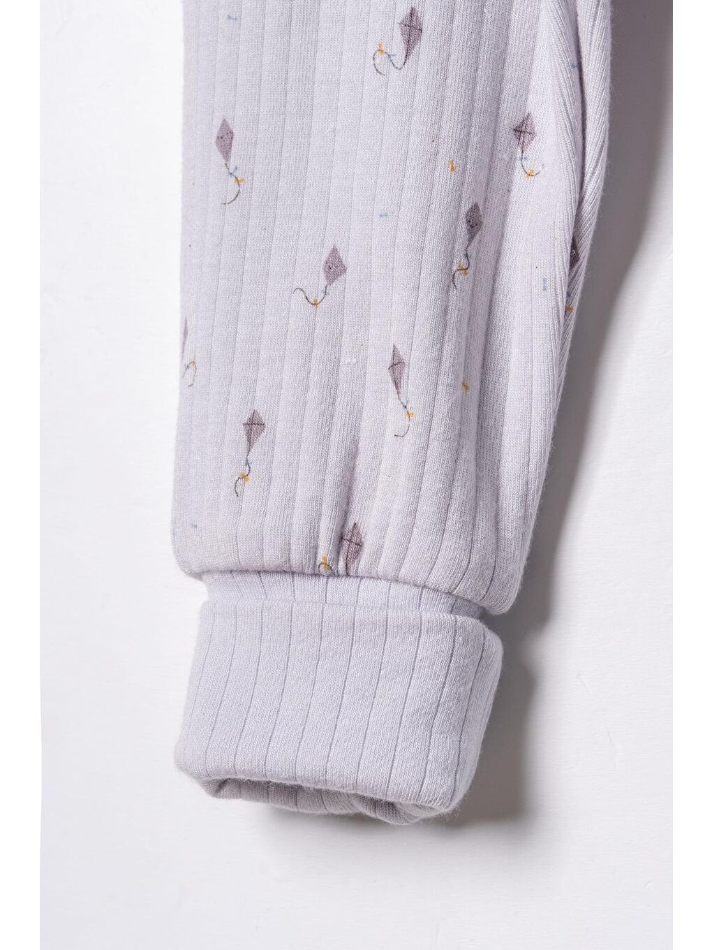 Gri Bebek 2li Pantolon %100 Organik Pamuk , Bebek - Yenidoğan-CSYM31111-7