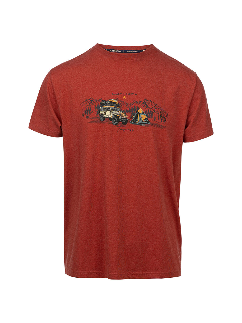 Horton - Casual Printed Tshirt Erkek Kırmızı Tişört