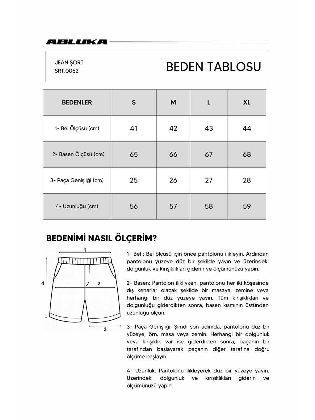 Erkek Baggy Bermuda Jean Şort Buz Mavi-2