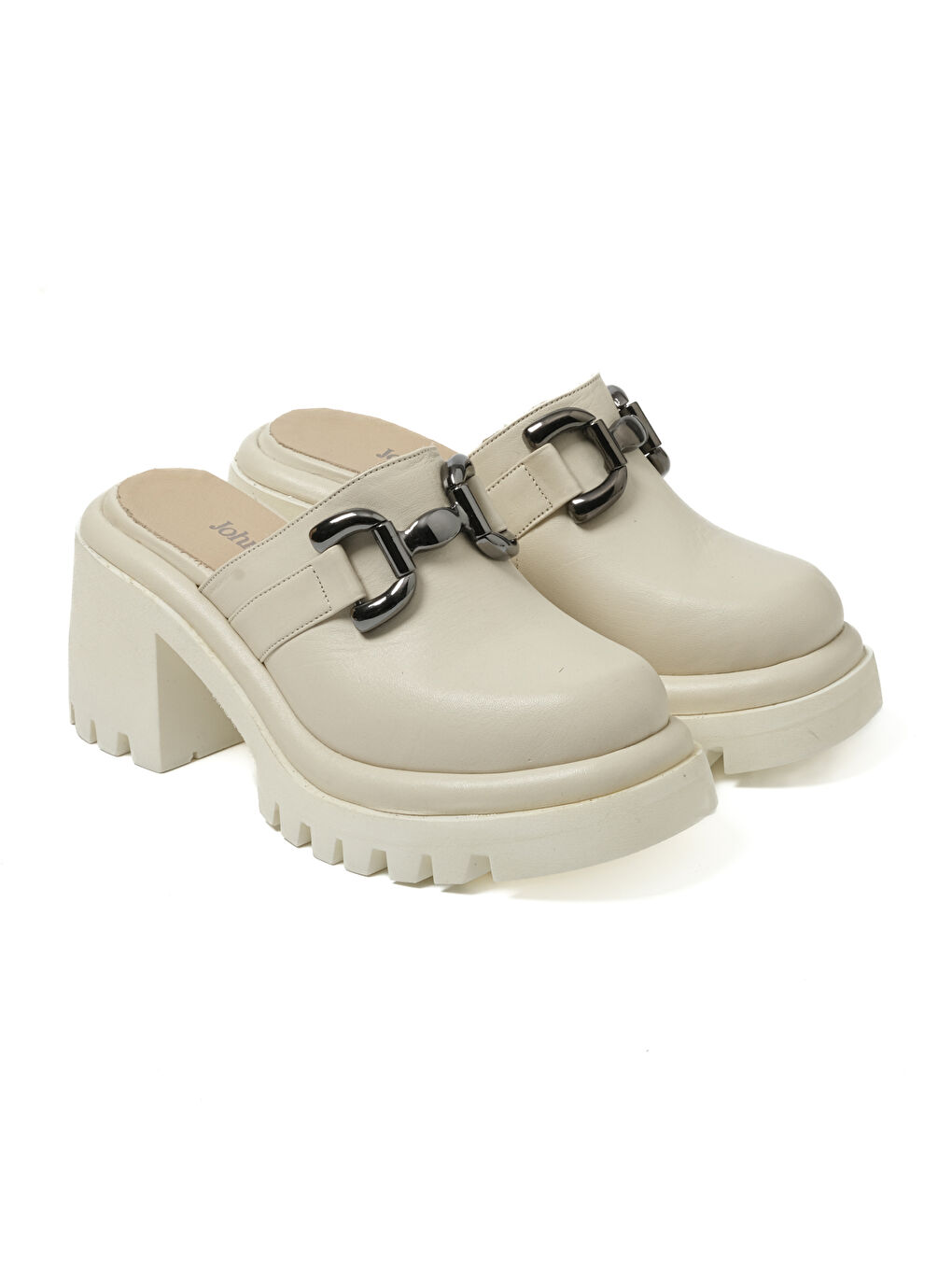 Beyaz Kadın Terlik MAR-23Y-082-27737 BEYAZ-03-1