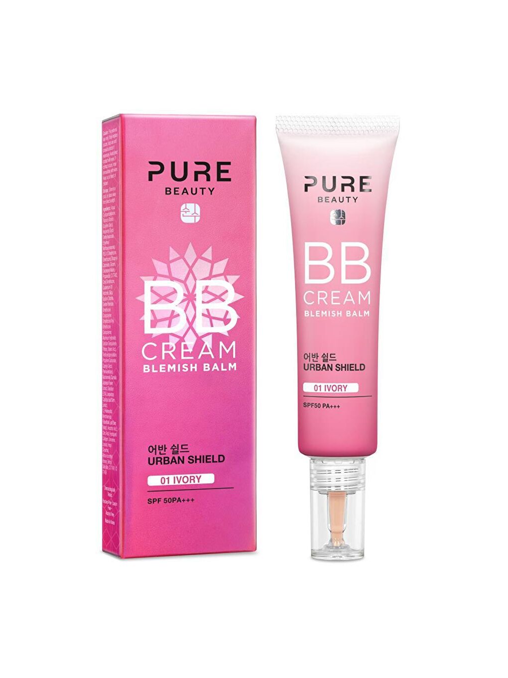 Pure Beauty Renksiz BB Cream Spf50 Pa+++ Ivory Gözenek Ve Leke Azaltıcı 30 ml