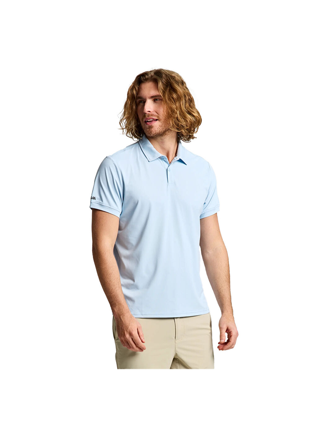 Mercan Tech Pique Polo Ss Erkek Turuncu Tişört-2