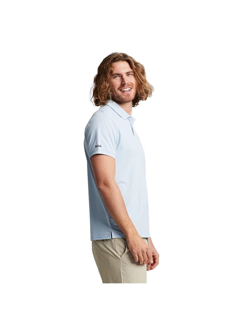 Mercan Tech Pique Polo Ss Erkek Turuncu Tişört-3