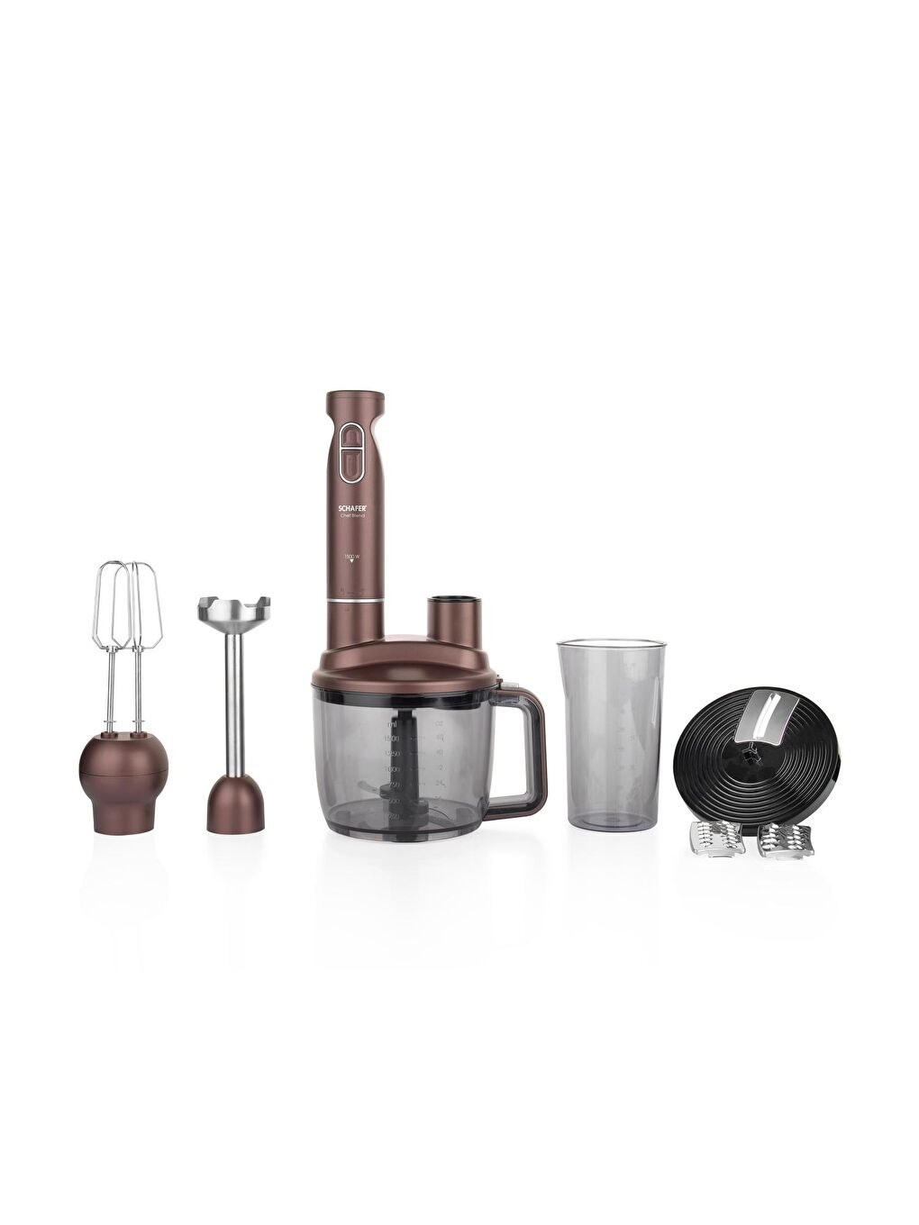 SCHAFER Kahverengi Chef Blend Mega Blender Set-Kahverengi - 1