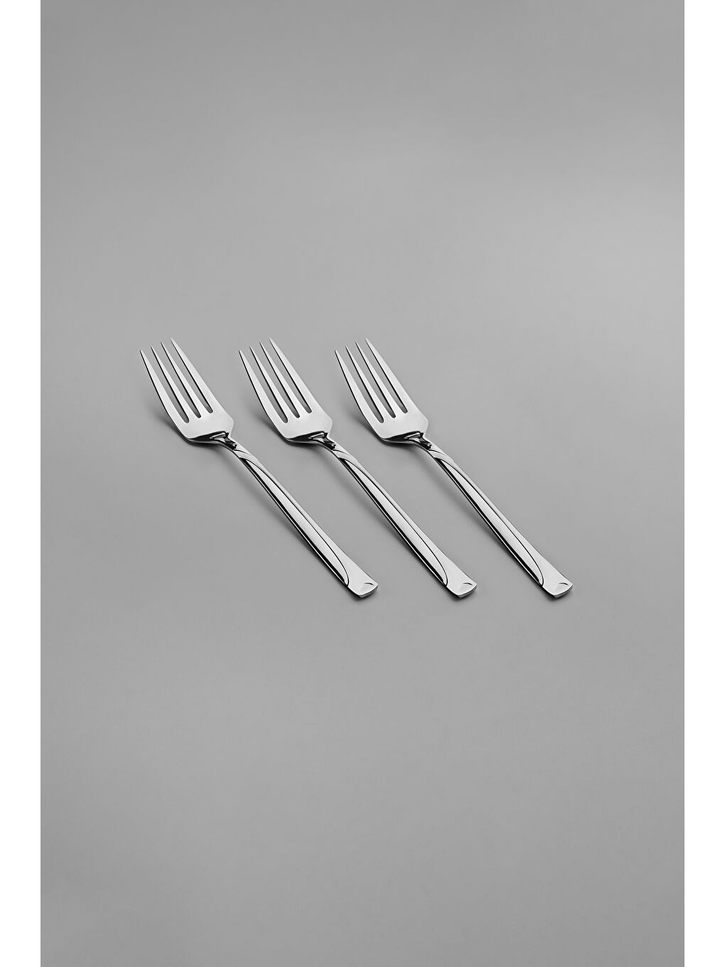 Gri Fiesta Sade 12 Adet Yemek Çatal Takımı