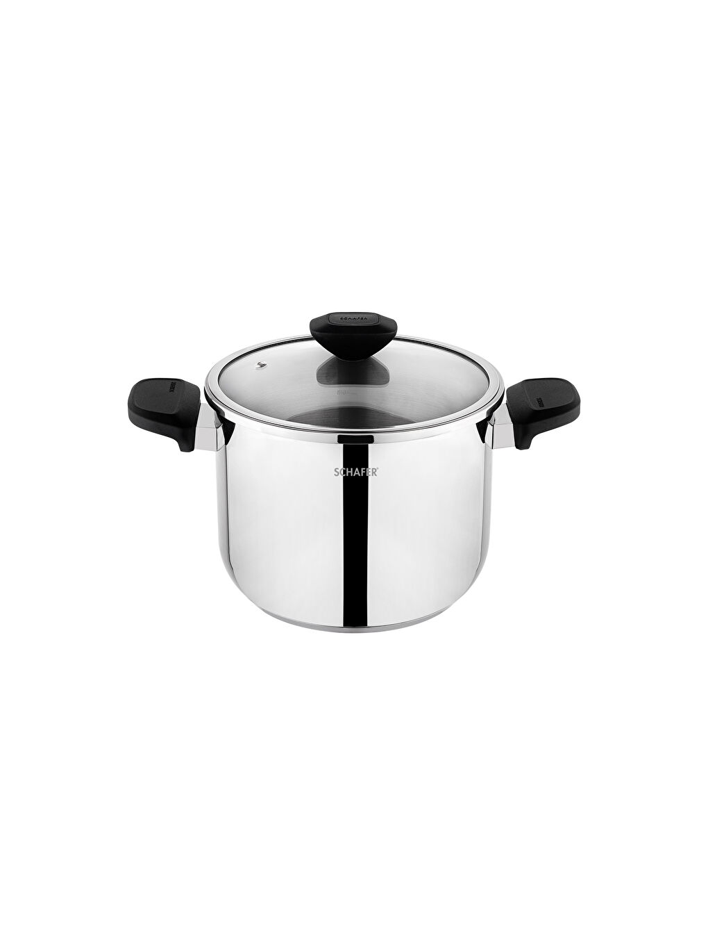 Pratikmatik 4 Parça Düdüklü Tencere Seti 4+6,5 L-Siyah/Gri-3