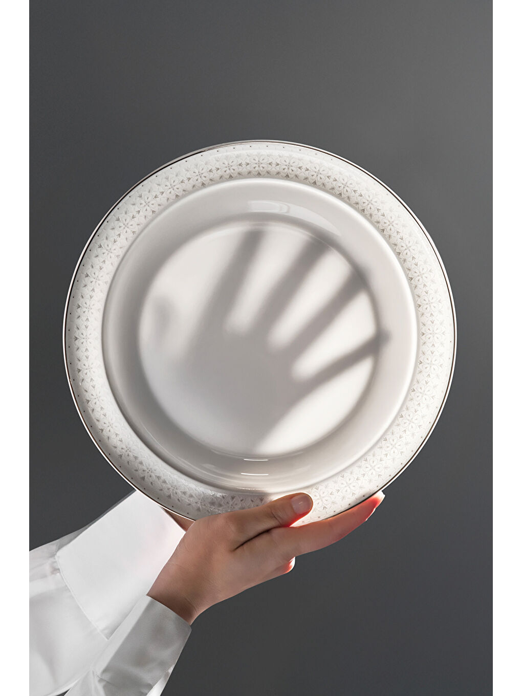 Sarı Camelia Altın Yaldızlı 28 Parça Porselen Yemek Takımı-5