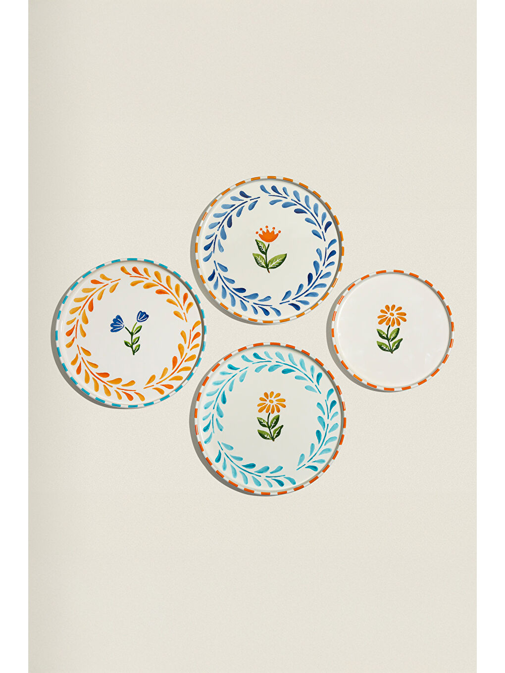 Mavi Summer Flowers 6 Kişilik 13 Parça Seramik Kahvaltı Takımı-4