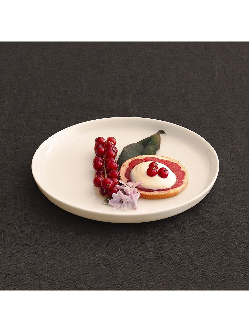 Ekru Bilbao 25 Cm Bone Tabak