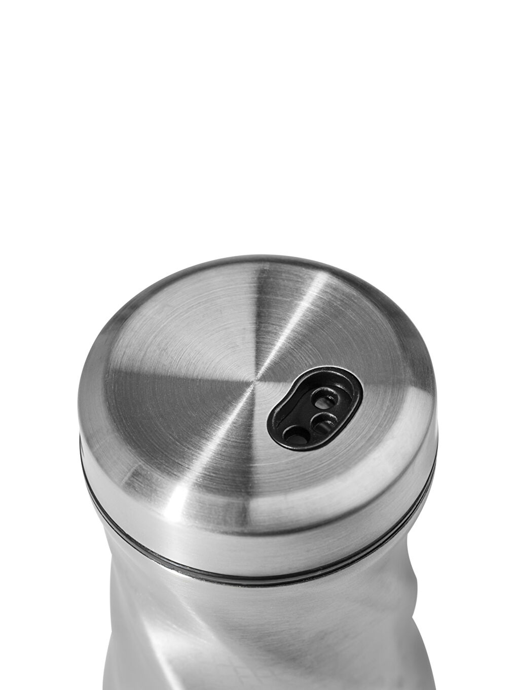 Gri Burgulu Standlı 4 Parça Paslanmaz Çelik Yağdanlık ve Baharatlık Seti-2