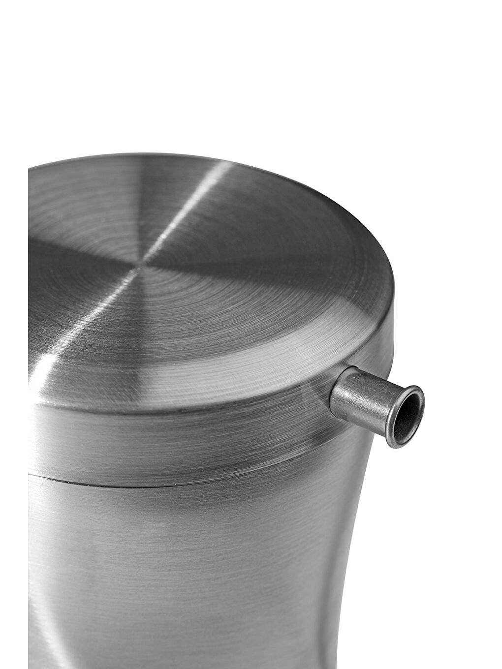 Gri Burgulu Standlı 4 Parça Paslanmaz Çelik Yağdanlık ve Baharatlık Seti-3