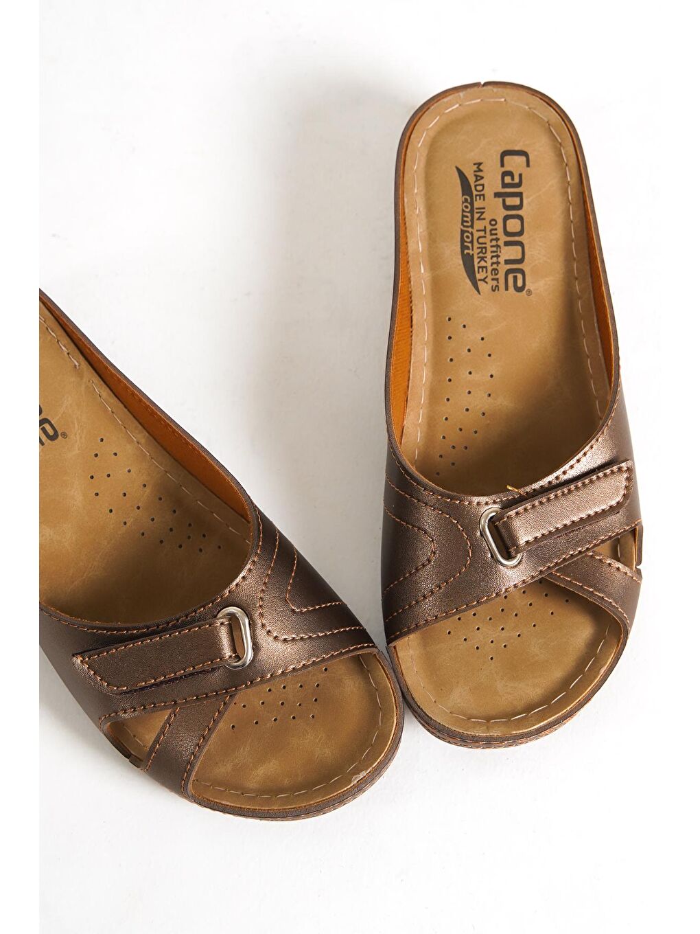 Turuncu Z0777 Kadın Konfor Anatomic Terlik-4