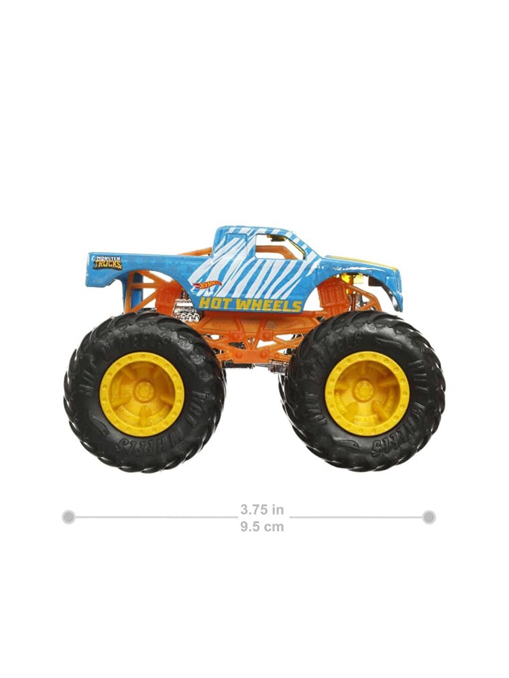 Hot Wheels Beyaz-Renklibaskı Monster Trucks Color Shifters Renk Değiştiren Araçlar HNW05 - 2