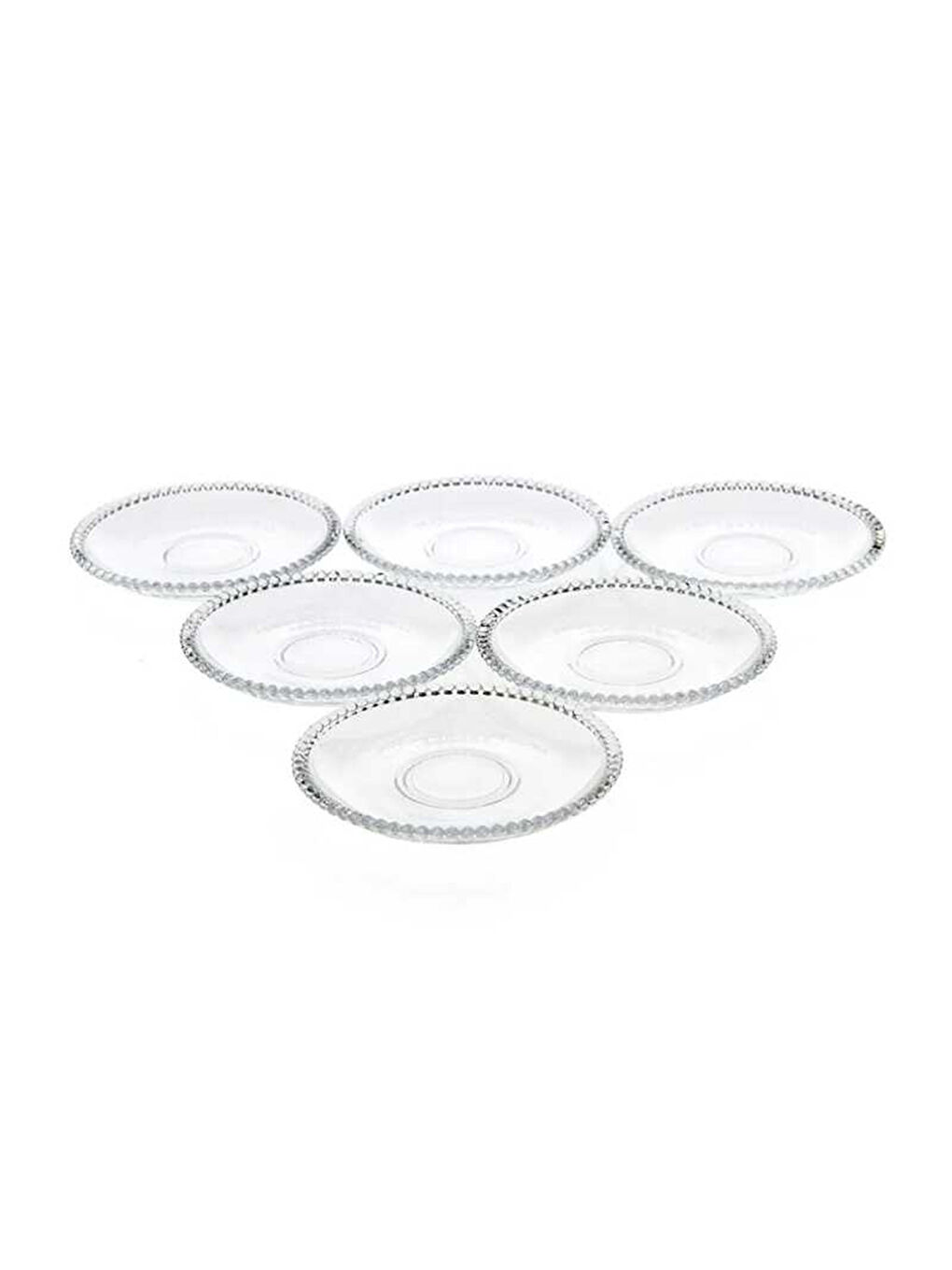 Beyaz 6103 Mercan 6'Lı Cay Bardagı 210Ml-14977 Gırona 6'Lı Cay Tabağı-3