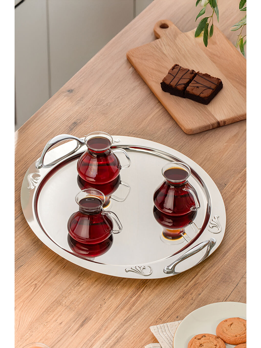 Renksiz 16043 Ehl-i Keyf 6'lı Borosilikat Cam Çay Bardağı Seti-1