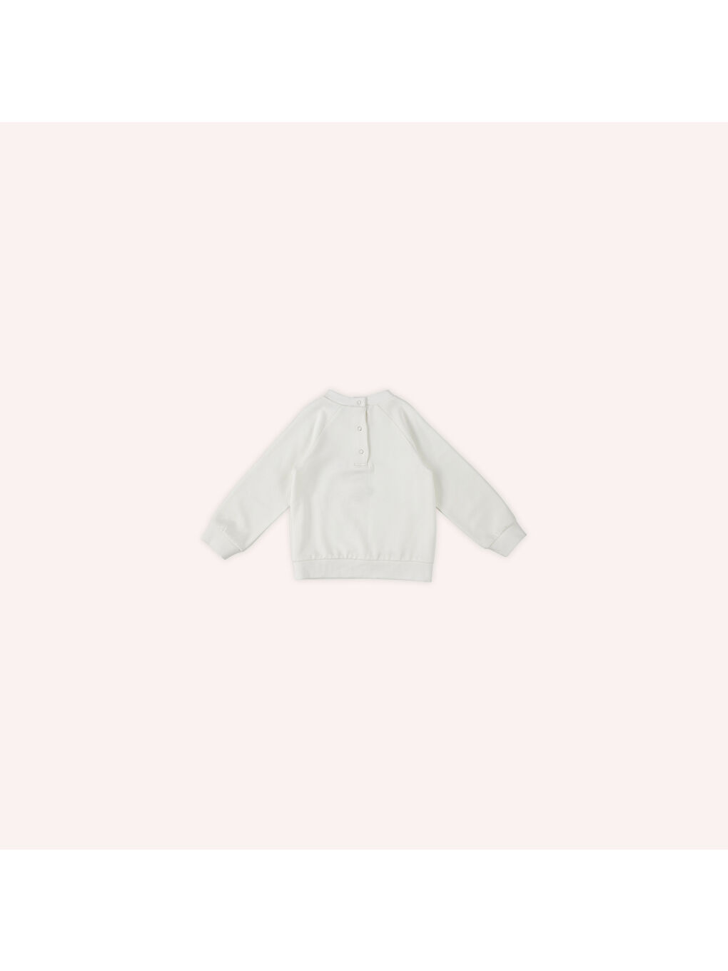 Panço Ekru Kız Çocuk Nakış Detaylı Sweatshirt - 5
