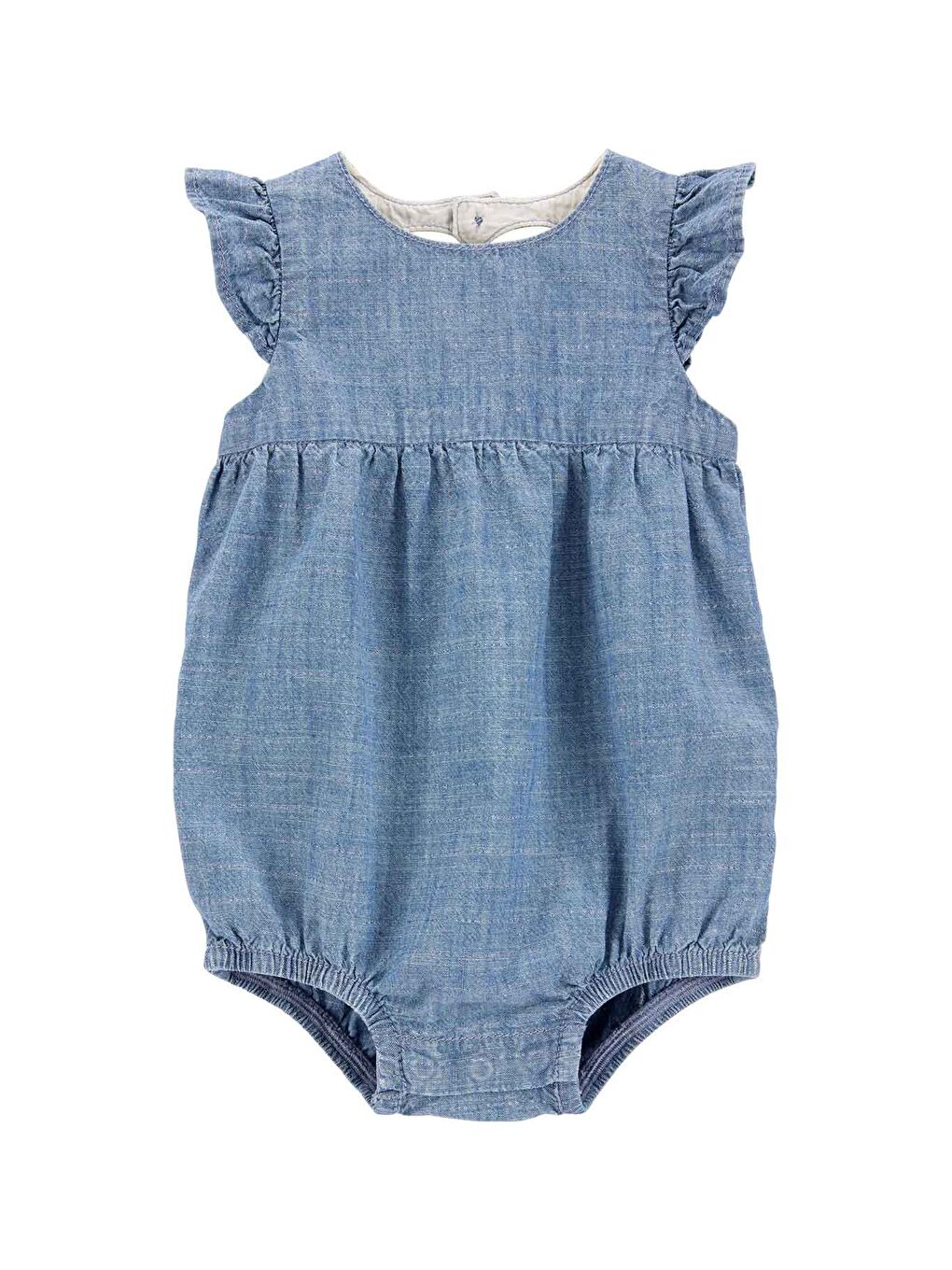 Mavi Kız Bebek Tulum