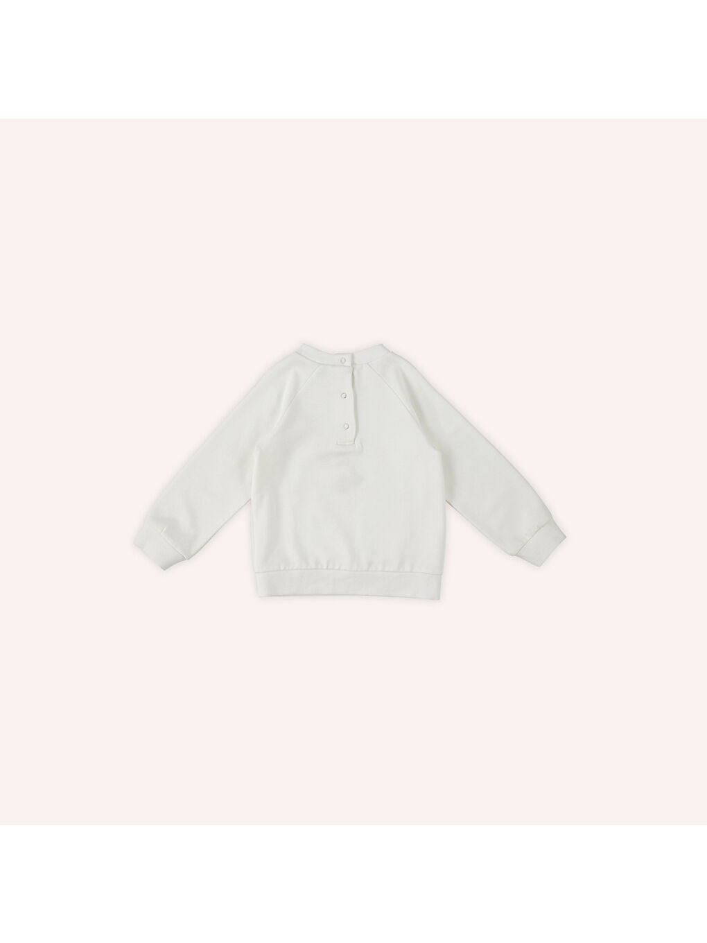 Panço Ekru Kız Çocuk Nakış Detaylı Sweatshirt - 4
