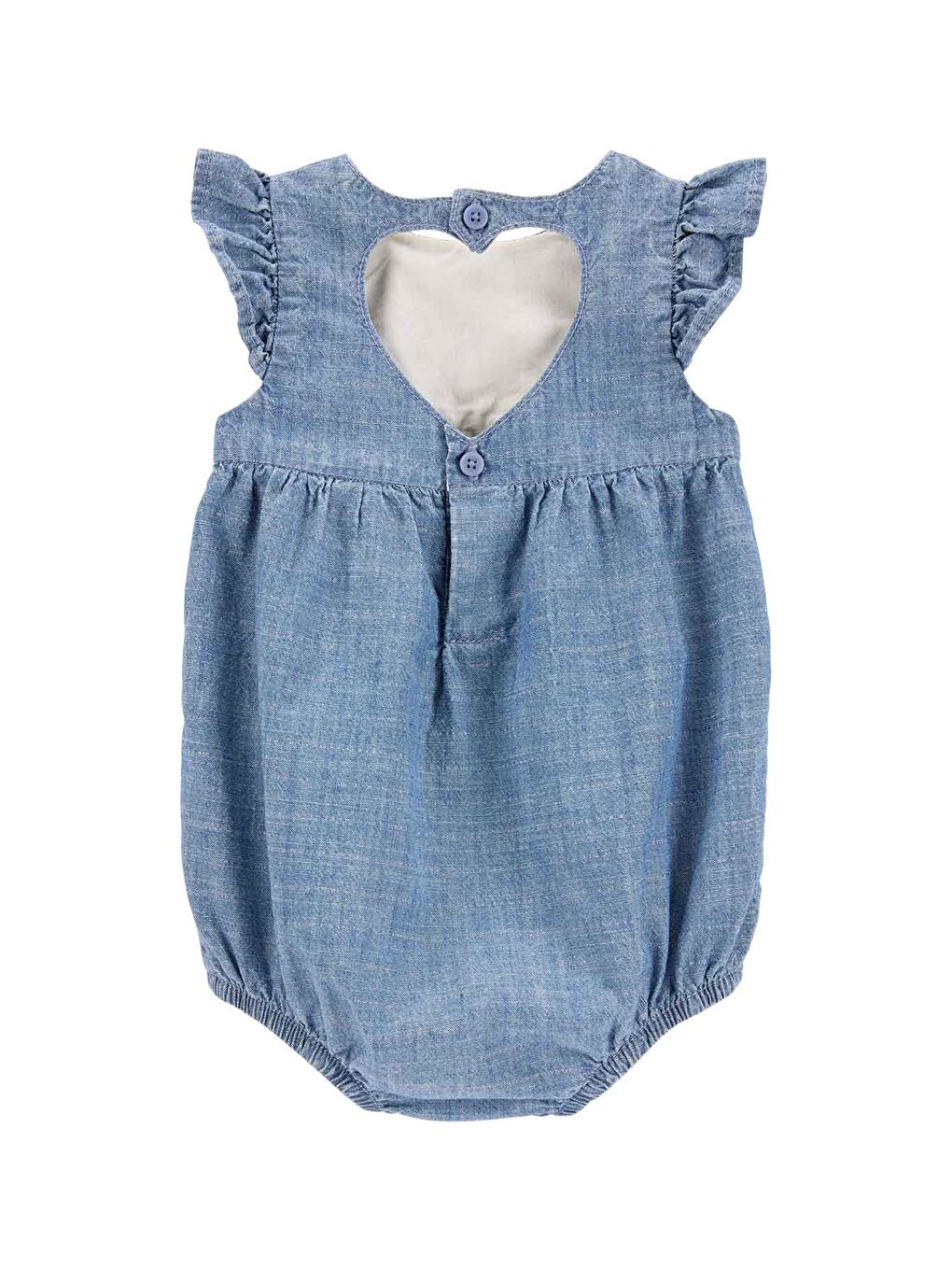 Mavi Kız Bebek Tulum-1