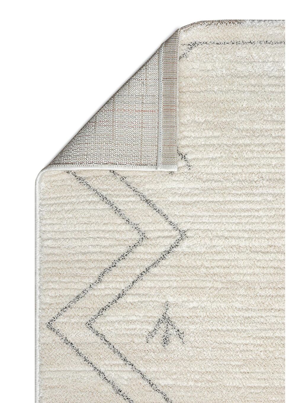 Ekru Claude 1636 Modern Dokuma Halı Yumuşak İplikli-100x200-3