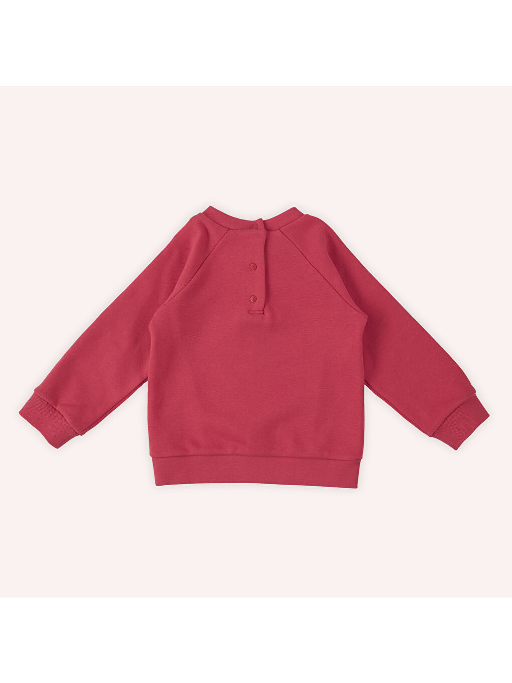 Panço Kirmizi Kız Çocuk Nakış Detaylı Sweatshirt - 4