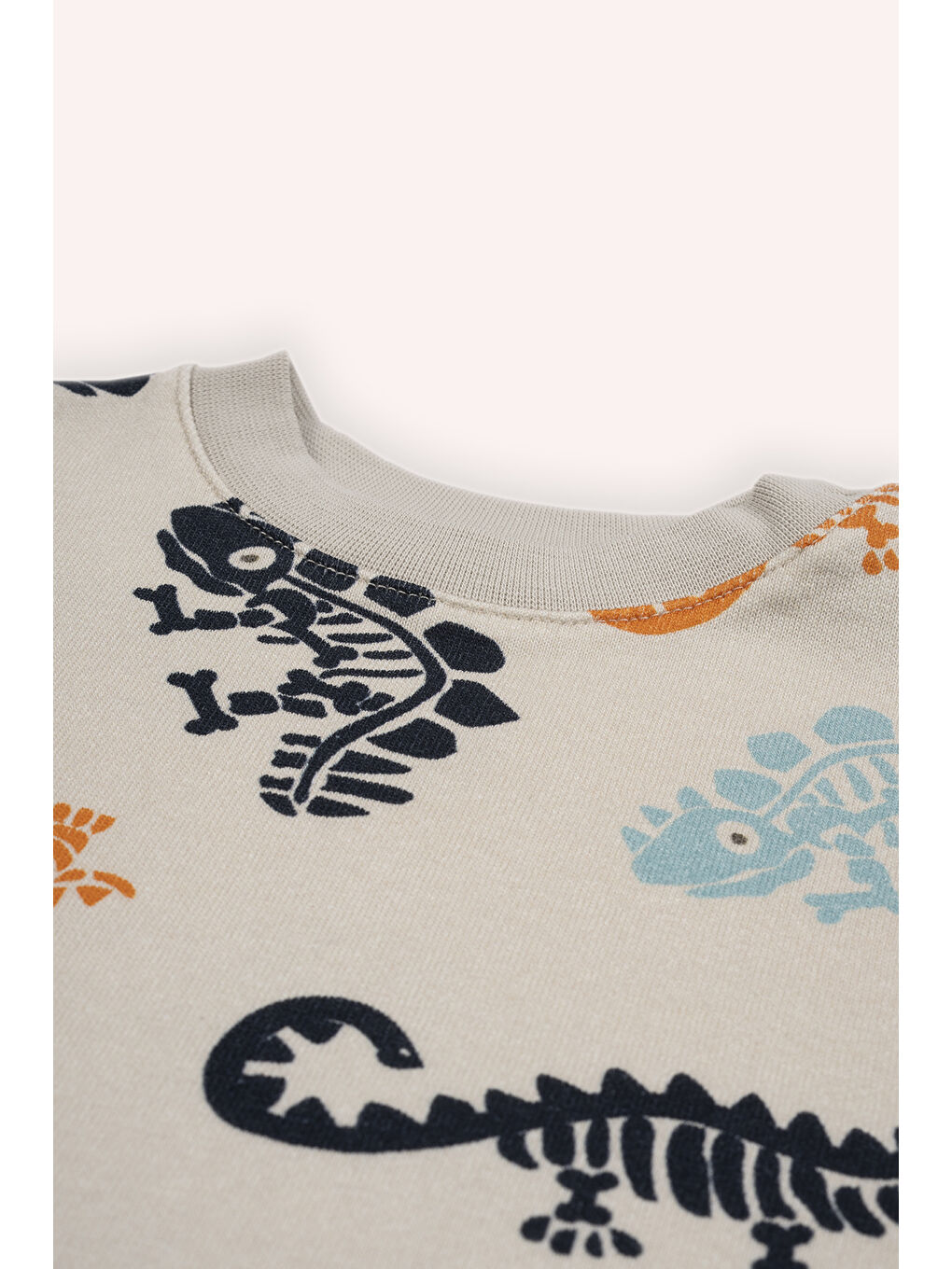 Bej Erkek Çocuk Baskılı 2'li Eşofman Takım-2