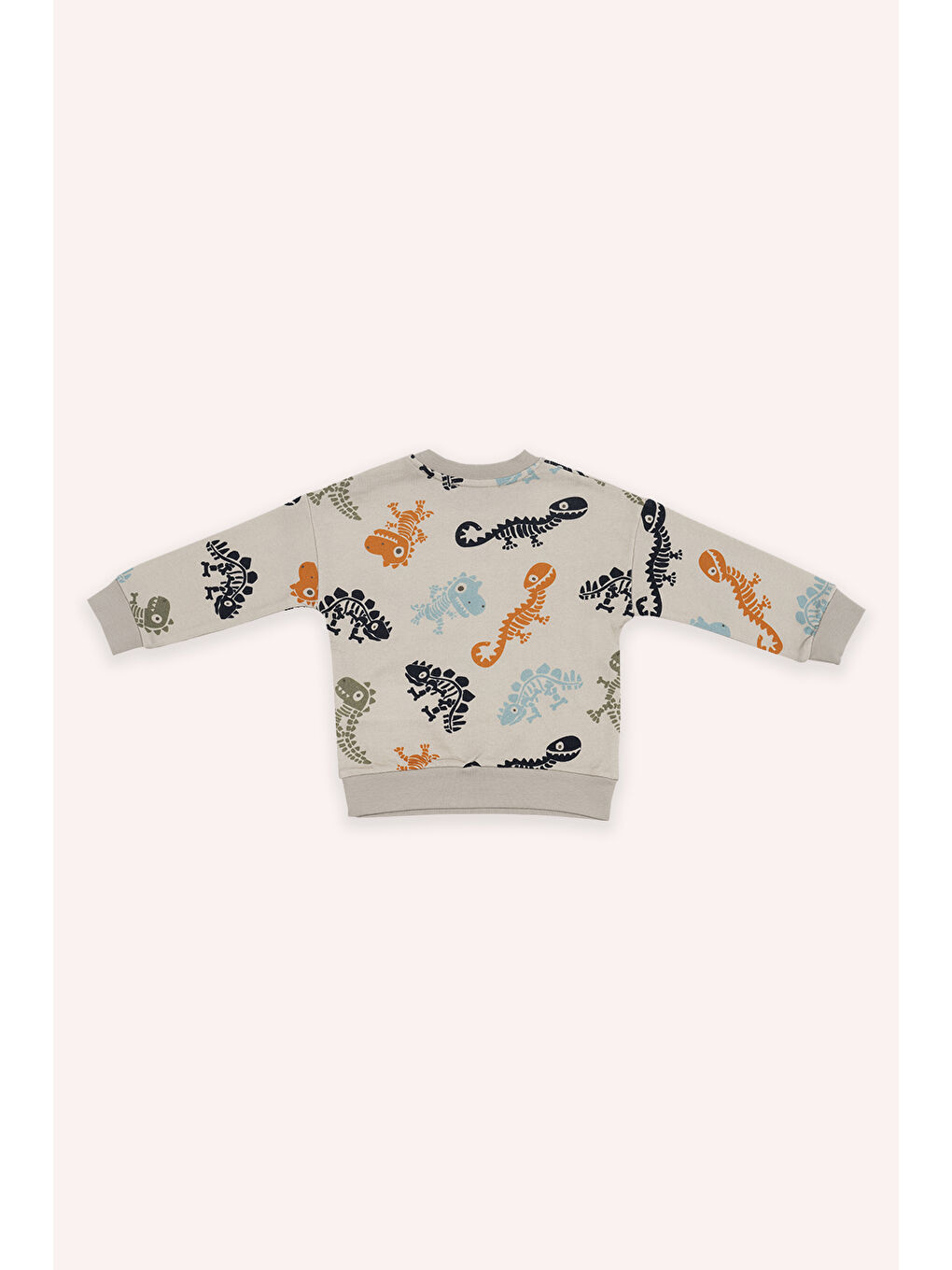 Bej Erkek Çocuk Baskılı 2'li Eşofman Takım-3