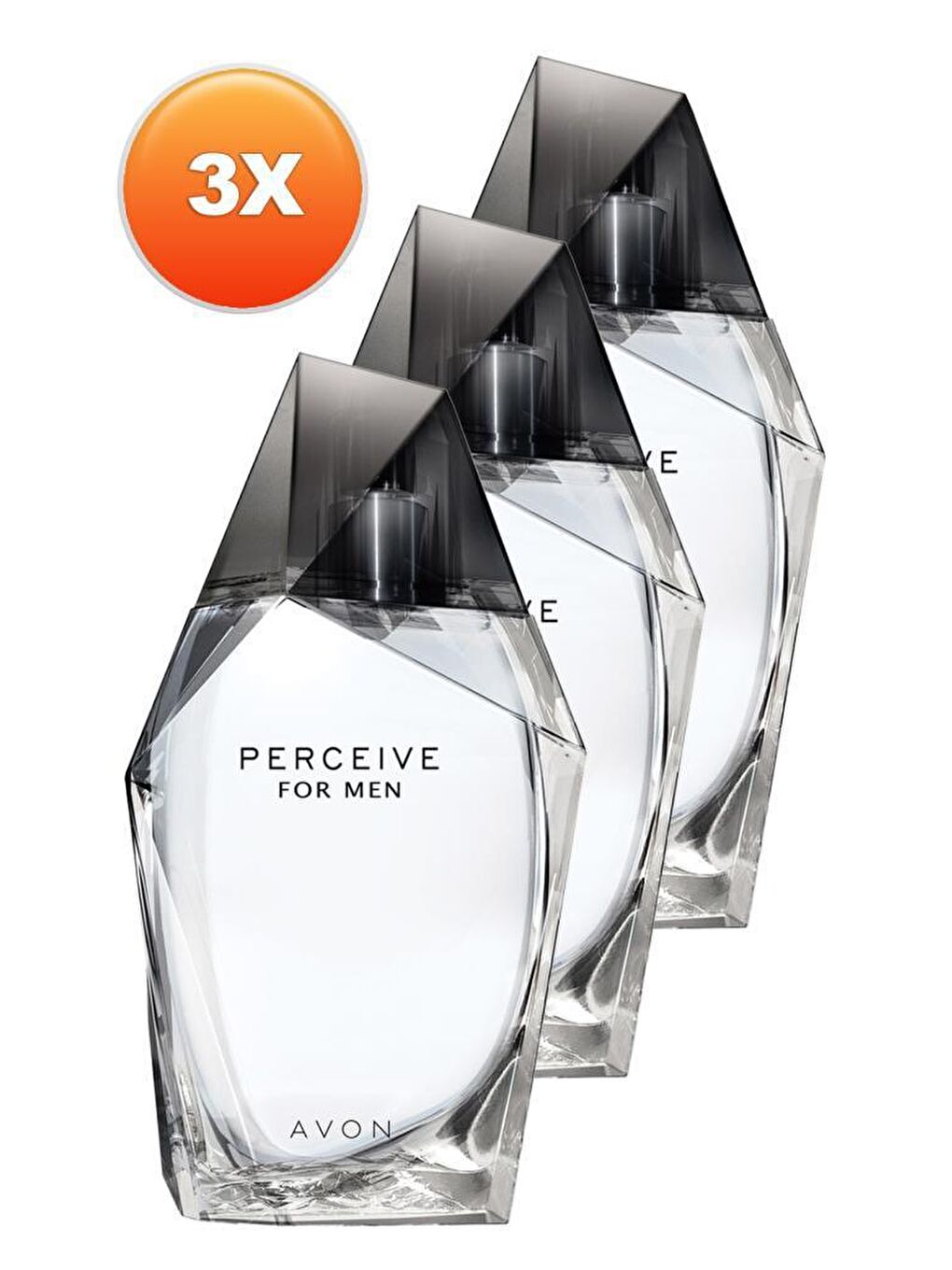 AVON Perceive Erkek Parfüm Edt 100 Ml. Üçlü Set