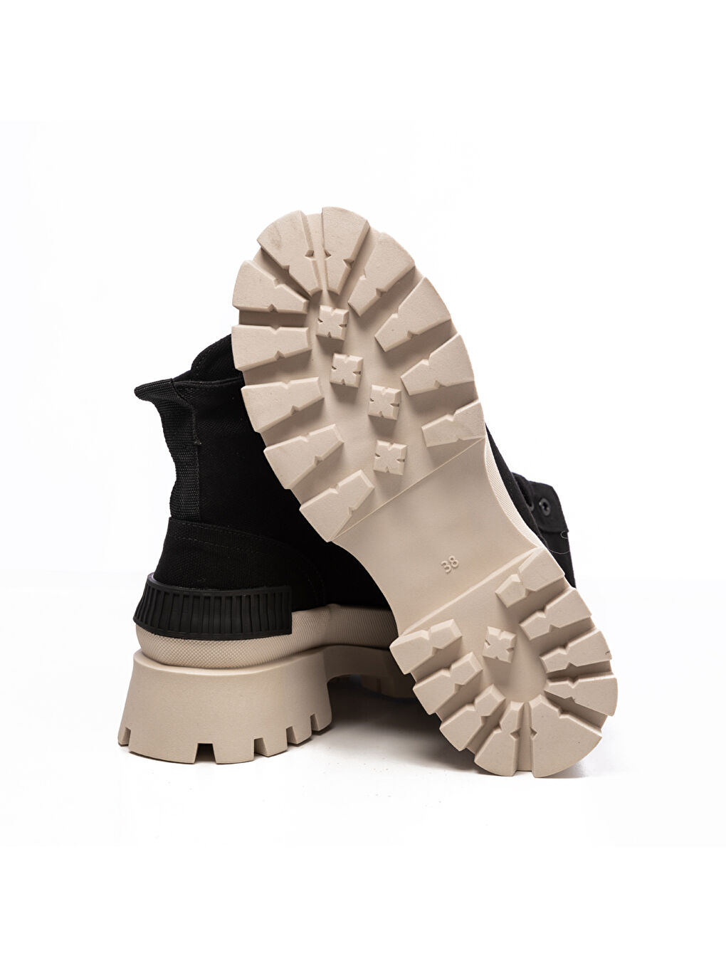 Siyah Kadın Bot RD-4361 KETEN SİYAH-4