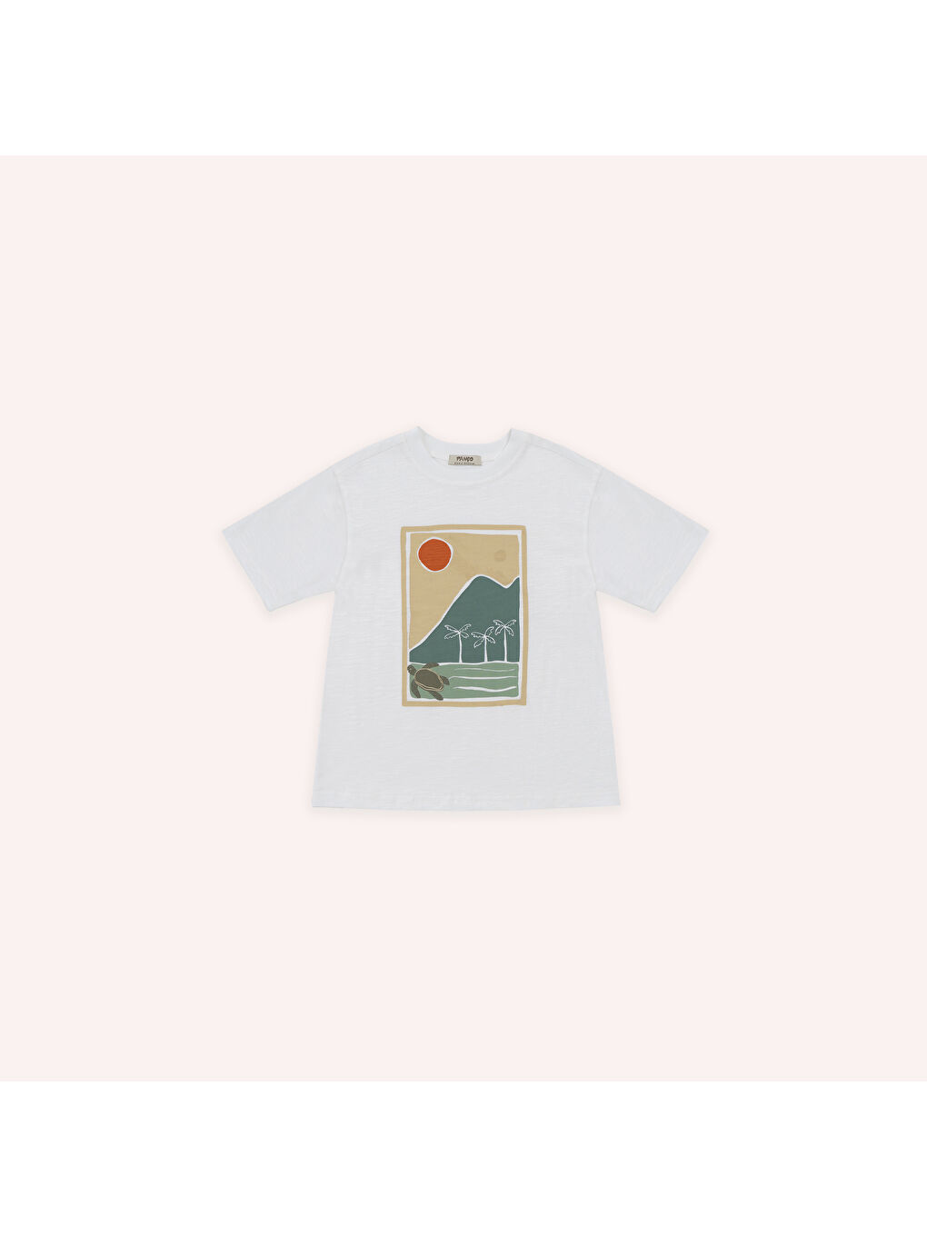 Erkek Çocuk Baskılı T-Shirt Beyaz