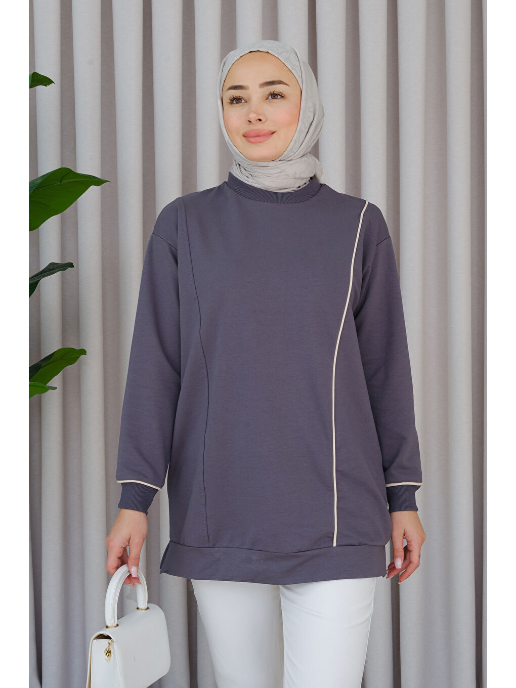 Locco Moda Füme Biyeli Tunik Füme - 2