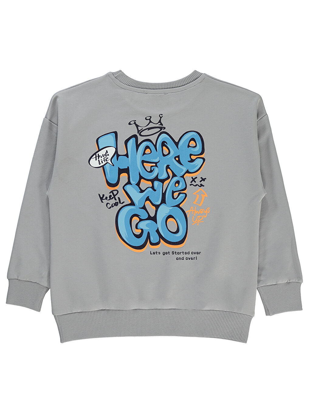 Civil Boys Erkek Çocuk Sweatshirt 10-13 Yaş Gri - 1