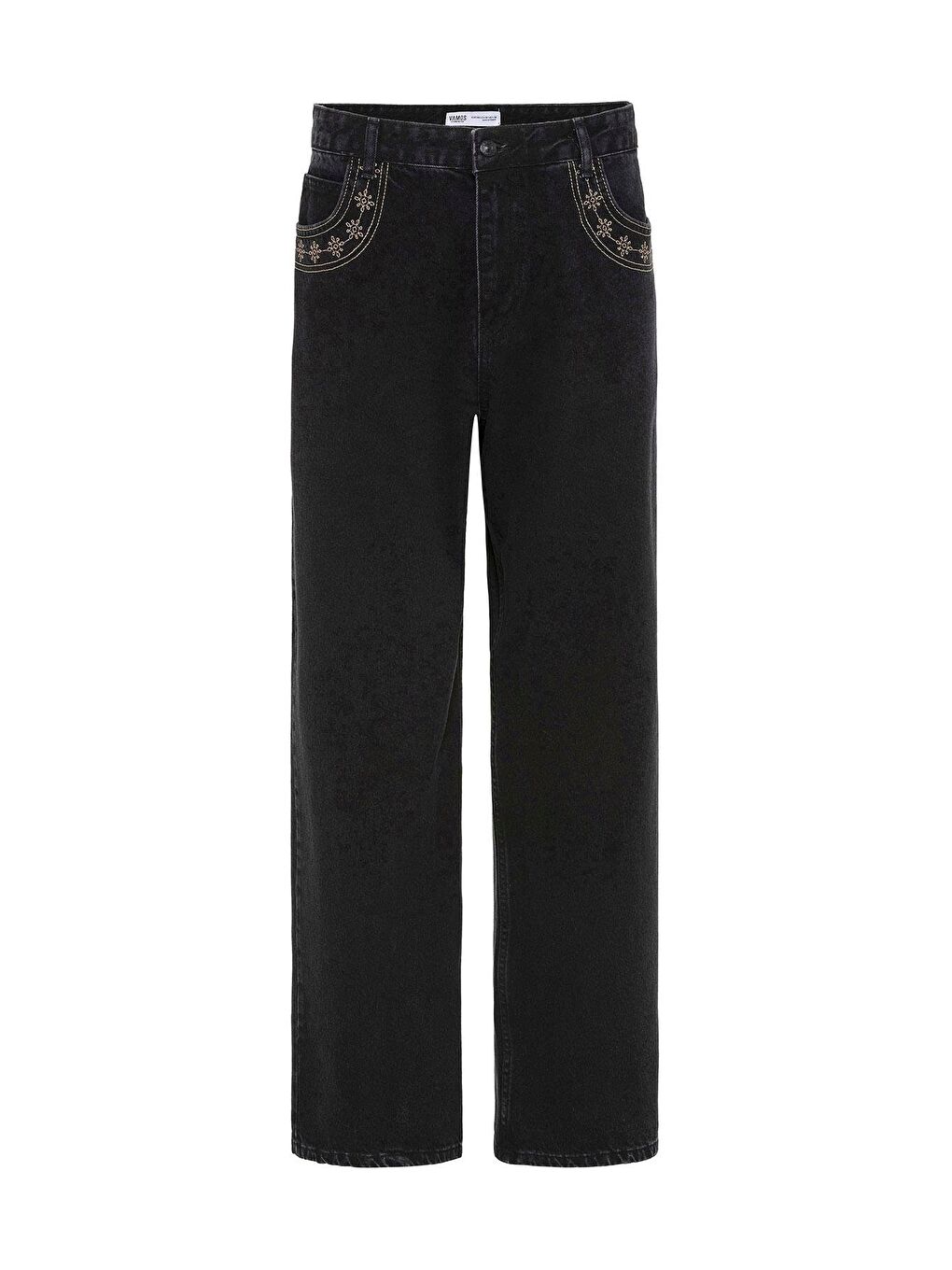 Relaxed Fıt Jean Siyah-1