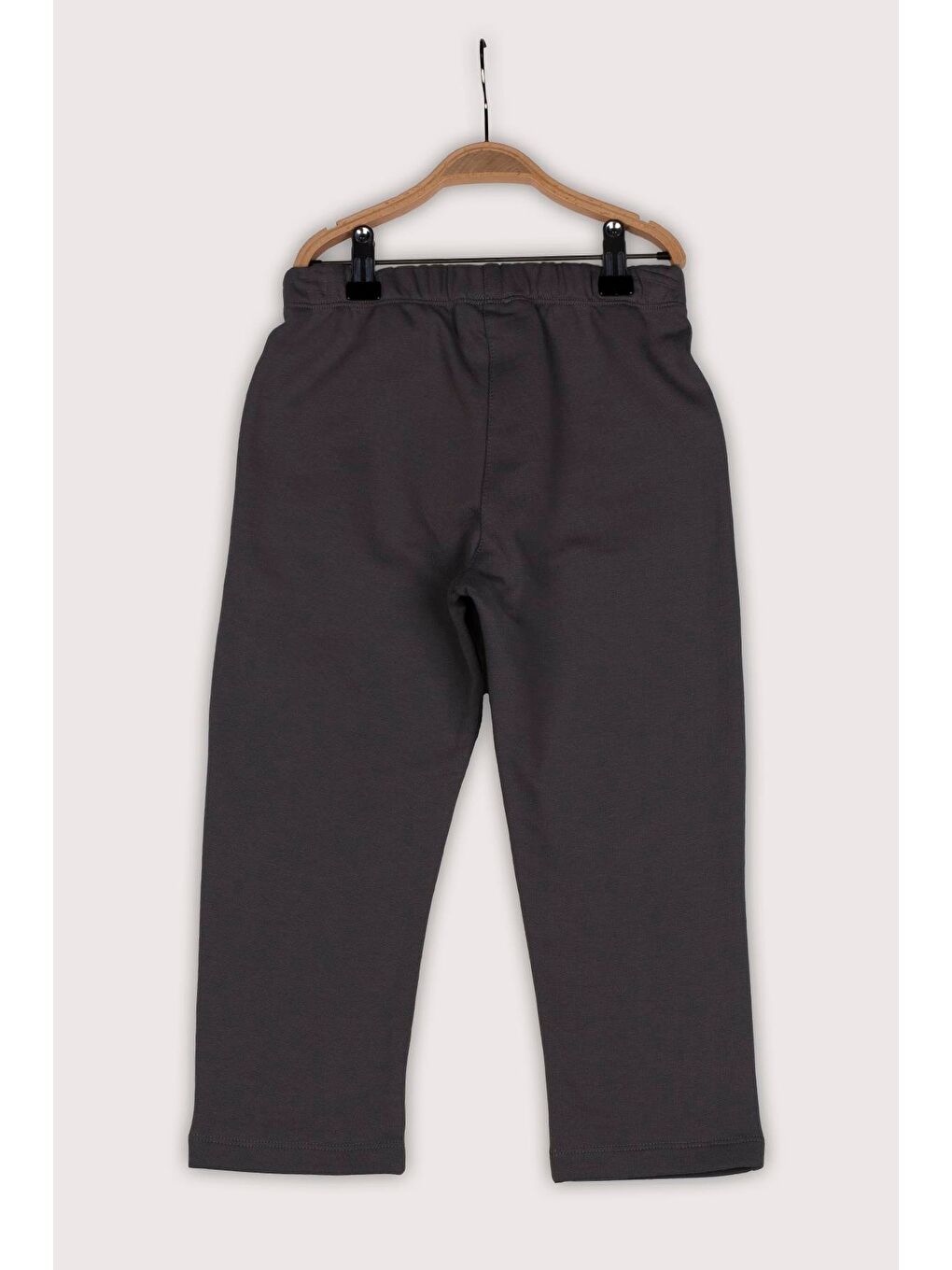 Unisex Çocuk Örme Pantolon - Koyu Gri-1