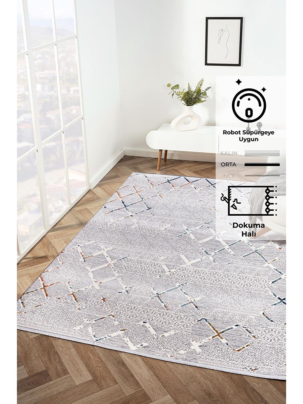 Karışık Tavira 1976 Akrilik Dokuma Halı-80x300