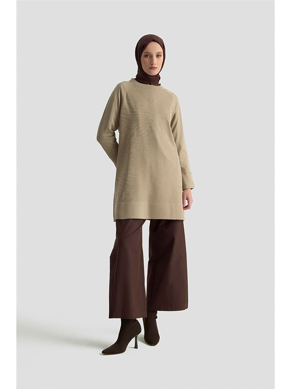 Trend Triko Tunik 25Ktd4114 Bej