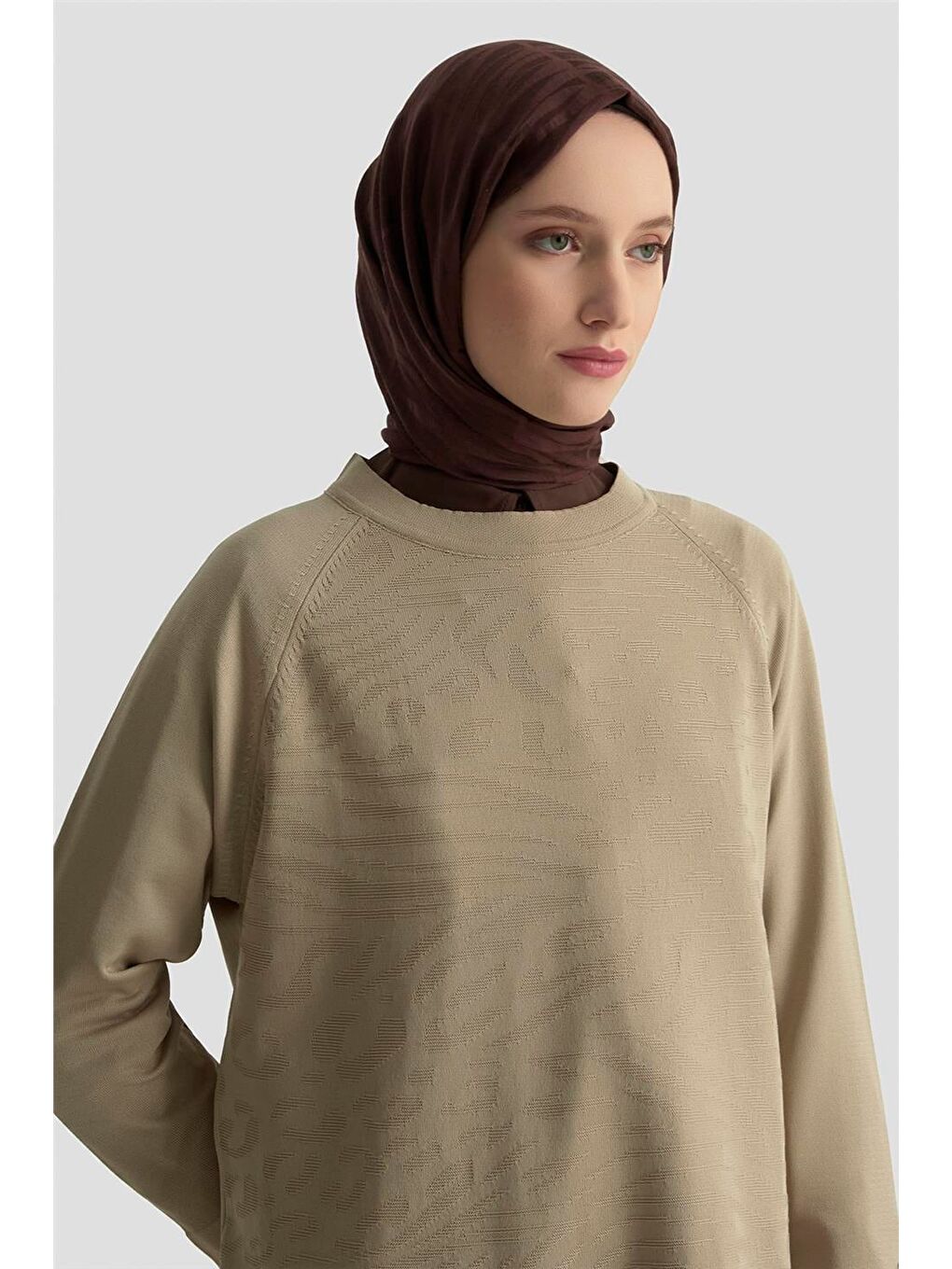 Trend Triko Tunik 25Ktd4114 Bej-1