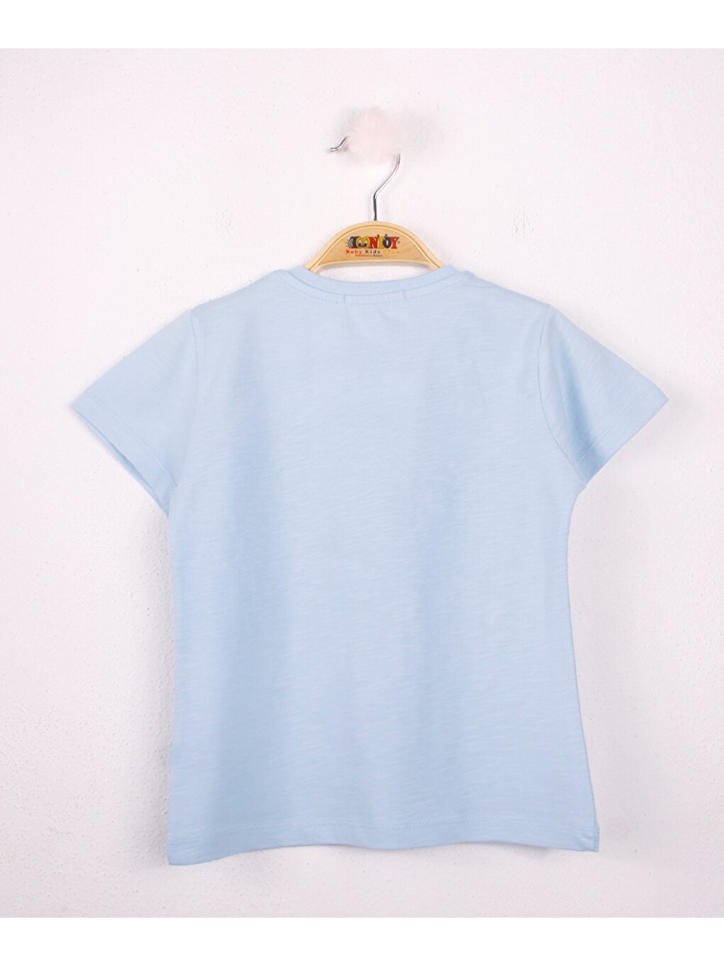 Mavi Erkek Çocuk T-shirt 684 Gofre Baskı-1