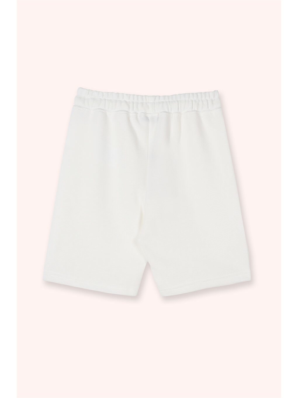 Ekru Erkek Çocuk Örme Şort-1