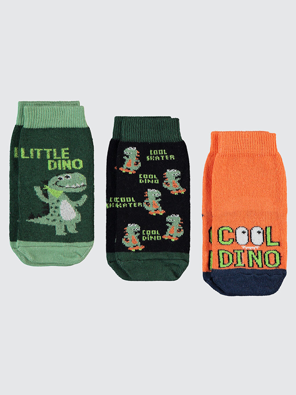Civil Baby Erkek Bebek 3'lü Çorap Set 6-18 Ay Yeşil