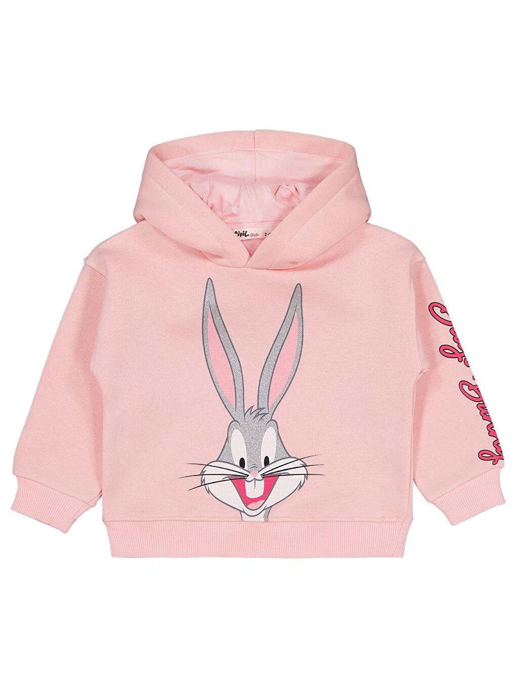 Bugs Bunny 2-5 Yaş Sweatshirt - Pembe 2-3 Yaş