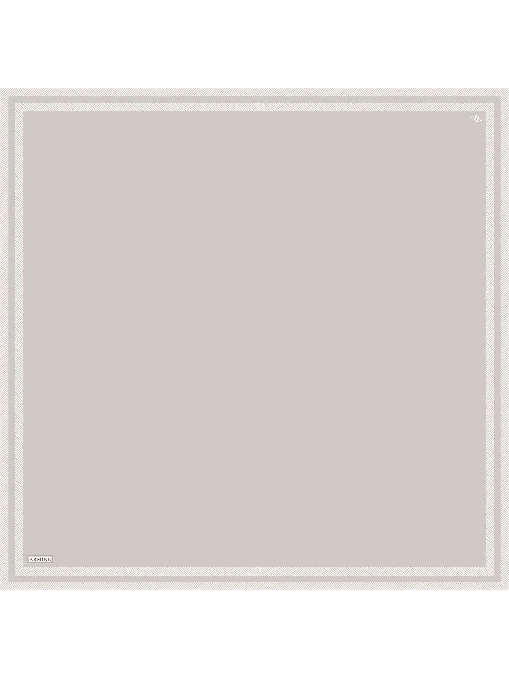 Siyah Klasik Desenli Saf İpek Twill Eşarp 9357 85-3