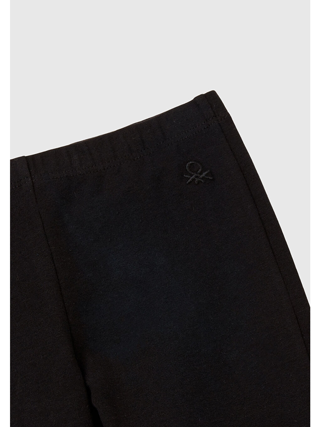 Kız Çocuk Siyah Logo Detaylı Flare Tayt-2