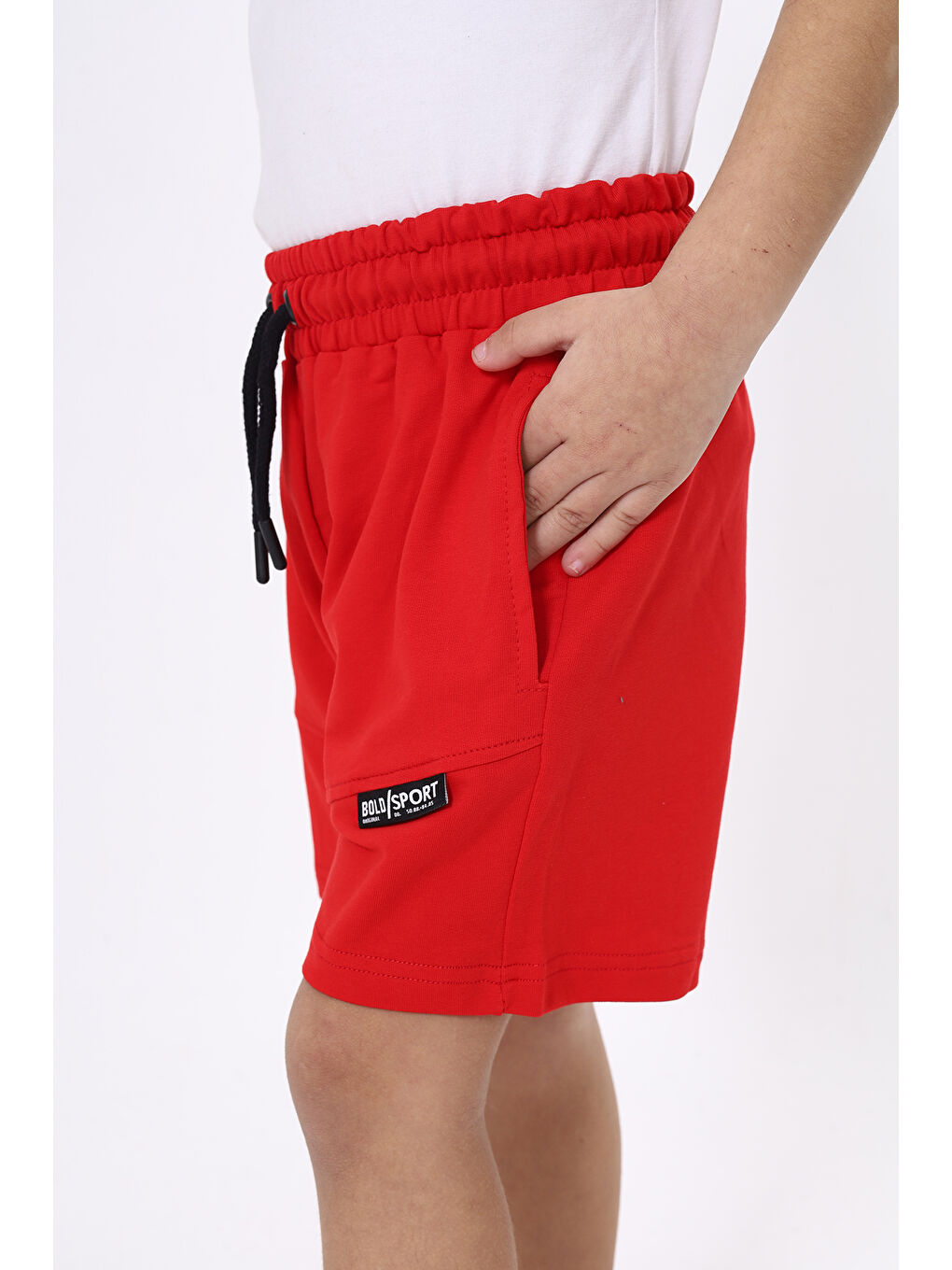 Kırmızı Erkek Çocuk Şort-1