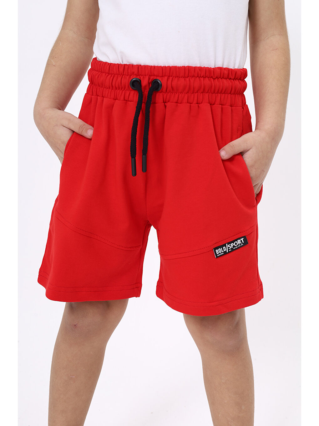 Kırmızı Erkek Çocuk Şort-3